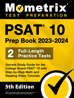 cover image of PSAT 10 Prep Book 2023 and 2024